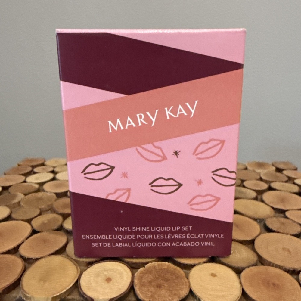 Mary Kay Vinyl Shine Liquid Lip Set GLOWING NEUTRAL & BRILLIANT BROWN